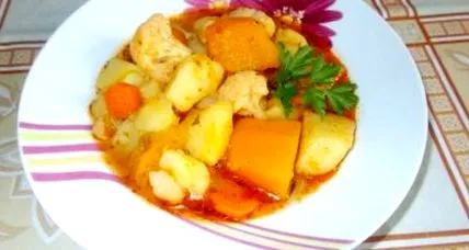 sütőtök rakott