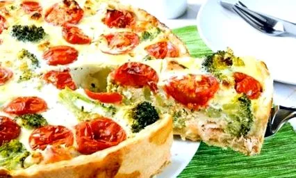 quiche tejszínnel