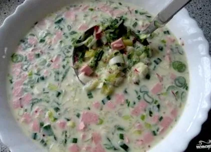 tejfölből okroshka
