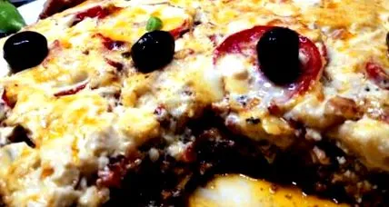 szénhidráttartalmú lasagna