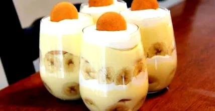 tavaszi banánpuding