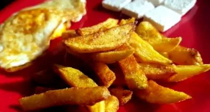 hasábburgonya recept