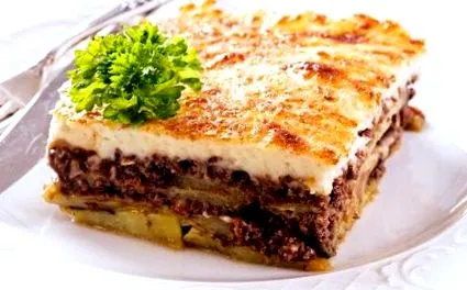 darált húst moussaka