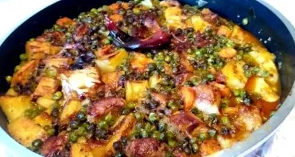 recept borsóval