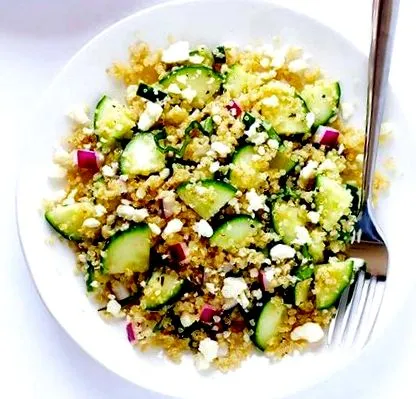 uborkával quinoa