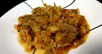 káposztával