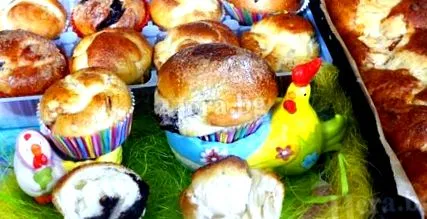 húsvéti muffin