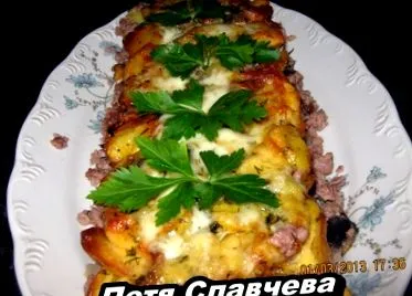 hasábburgonya recept