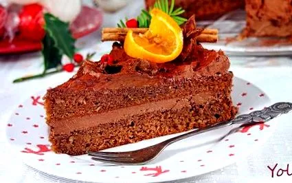 Csokoládé torta fűszerekkel