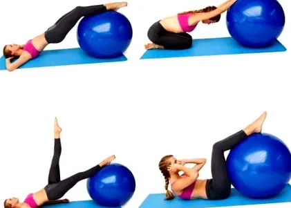 pilates labda gyakorlatok