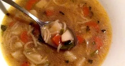 zöldségleves recept