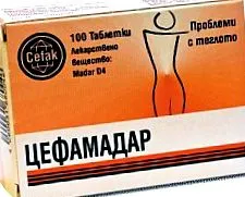 bizonyított hatással Cefamadar tabletta