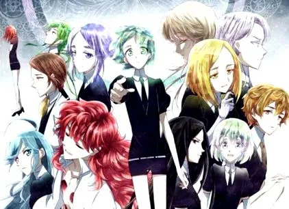 houseki kristályok