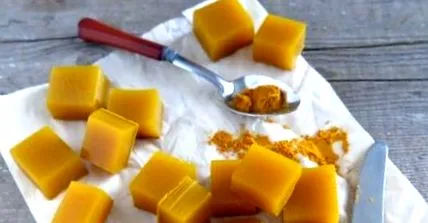 ezeket zselés cukorkákat kurkumából