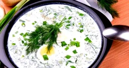 uborkával recept Tejleves