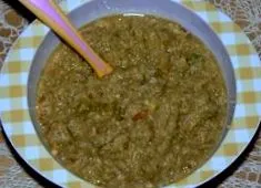 borsóval recept