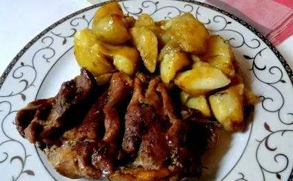 burgonyapürével
