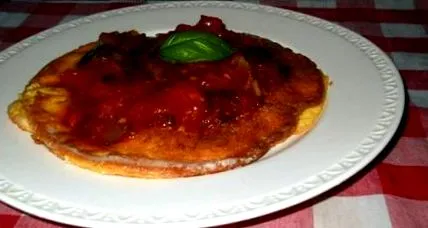 zöldségöntettel omlett