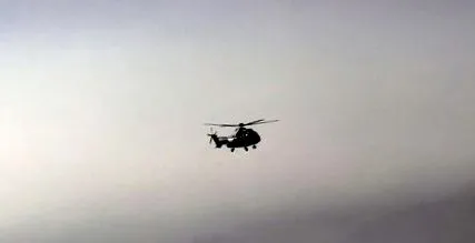 helikopter lezuhant