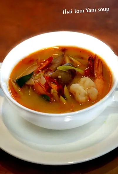 thai garnélarákleves