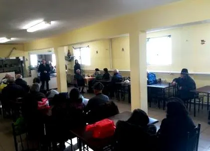 severenben étkező