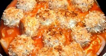 marhahúsgombóc fehérborral Recept