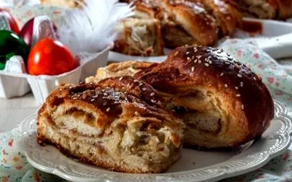 tahini-halvával
