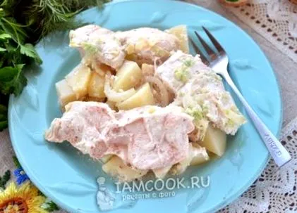 burgonyával sütőben