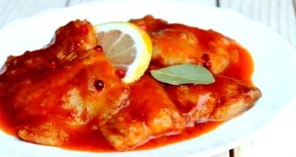 paradicsommártásban recept