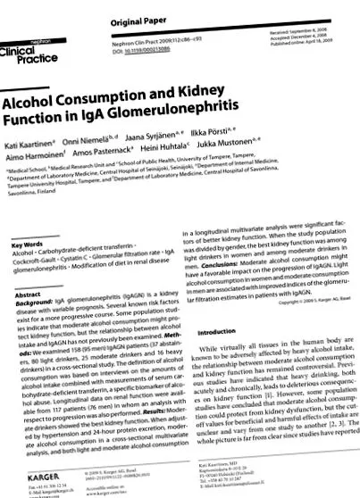 clinical alkoholfogyasztás