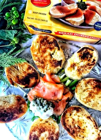 вареники хлібом