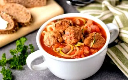 фрикадельками