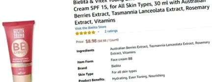 обличчя belita