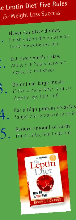 leptin-étrend