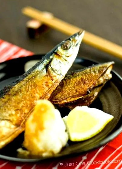saury shioyaki