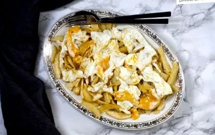 върху картофите