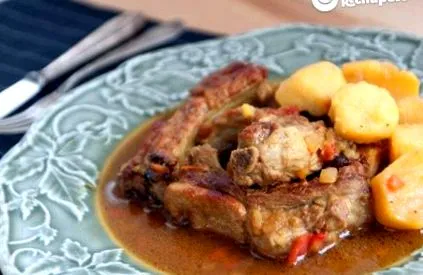 ребра картофи