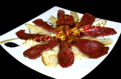 kacsa carpaccio