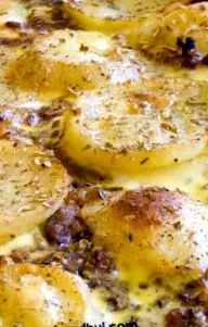 gratin burgonya