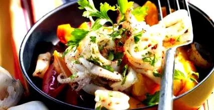 calamari tigaie