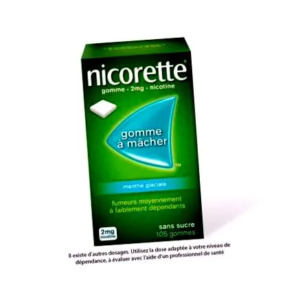 nicorette gumă