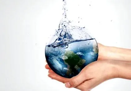воду