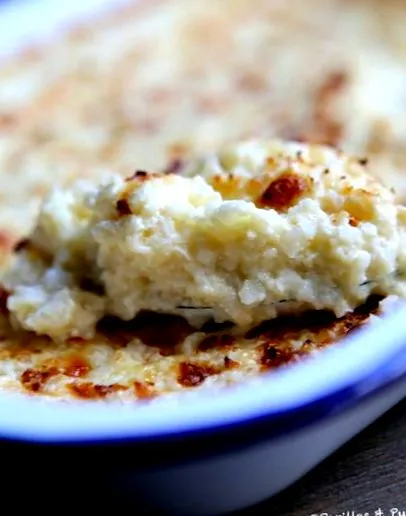 Karfiol gratin