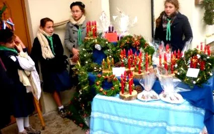 adventi gyertyatartók