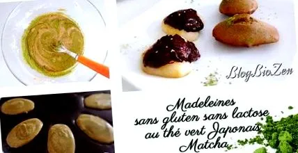 madeleines matcha