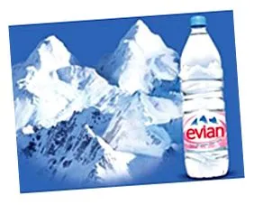 ásványvíz evian