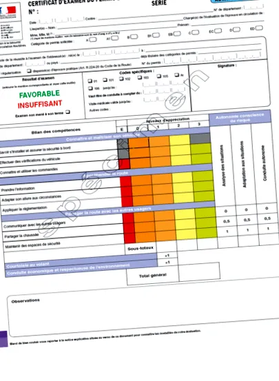 evaluare permis