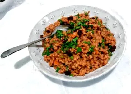 borsóval orzottó