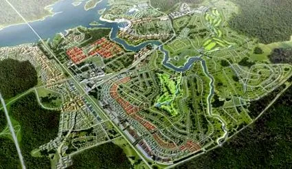 jelenleg urbanizált részek