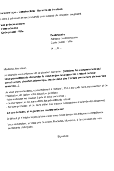 standard levél